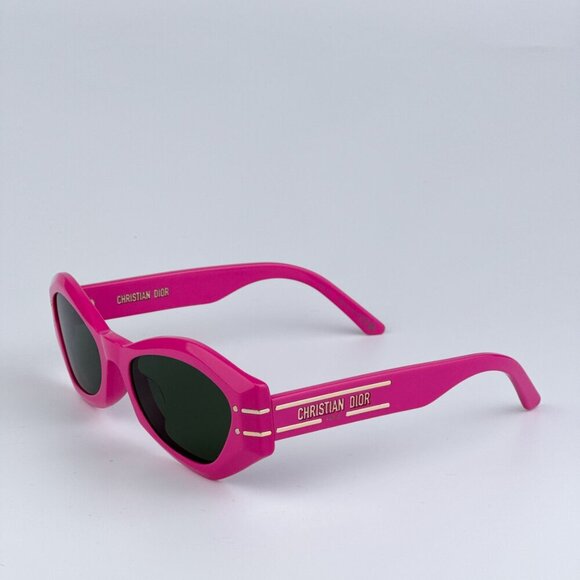 Dior DIORSIGNATURE B1U 73C0 BRAND NEW Sunglasses Pink Fuchsia Green Women - Picture 8 of 14